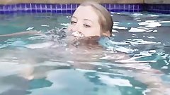 Blonde Babe Sunny Lane Drains A Stiff Dick While Underwater!