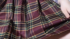 Masturbating while no one is at home in front of the computer while watching porn