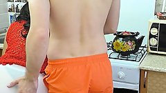 I touched my milf big ass when she did blowjob and anal