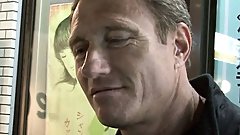 Asian Ibuki Haruhi has anal sex with a white cock