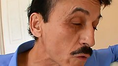 Jamie Applegate the sexy blonde sucks and fucks cock