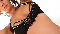 Chili & Norbi, Beautiful European Brunette Baby Bitch, EURO Style Pussy Creampie, Costumed, Boots, All Natural, Teaser#2