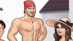 Summertime Saga Cap 67 - Massaging The Mayor's Wife's Tits