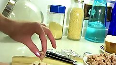 Cristal Rose gives a deep blowjob and fucks with Kevin White