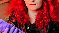 ASMR rubber kitchen gloves fetish sounds