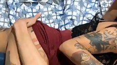 Depois da balada morena tatuada do caralho