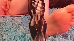 foot fetish video close up.