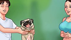 Summertime saga - delivering milk from Diana