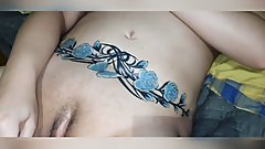 Teaser - fucked by a monstrous ovipositor dildo