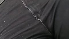 Sexy tight black jeans on my fit body